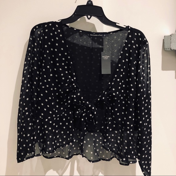 Abercrombie & Fitch Tops - A&F Tie-Front Top